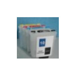 HP10+82: kit  de cartouches compatibles rechargeables vides 