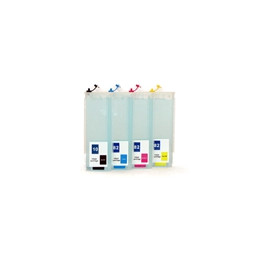 Kit HP940 : 4 cartouches rechargeables avec puces autoreset