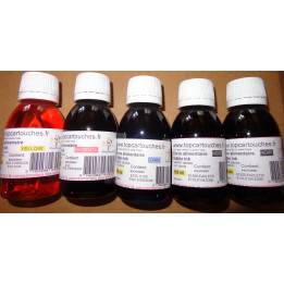 5x100 ml encre alimentaire pour Canon