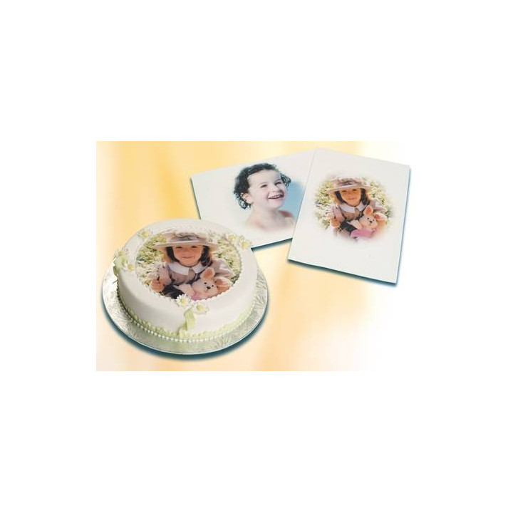 Papier comestible pour gâteaux,20 feuilles papier fondant A4