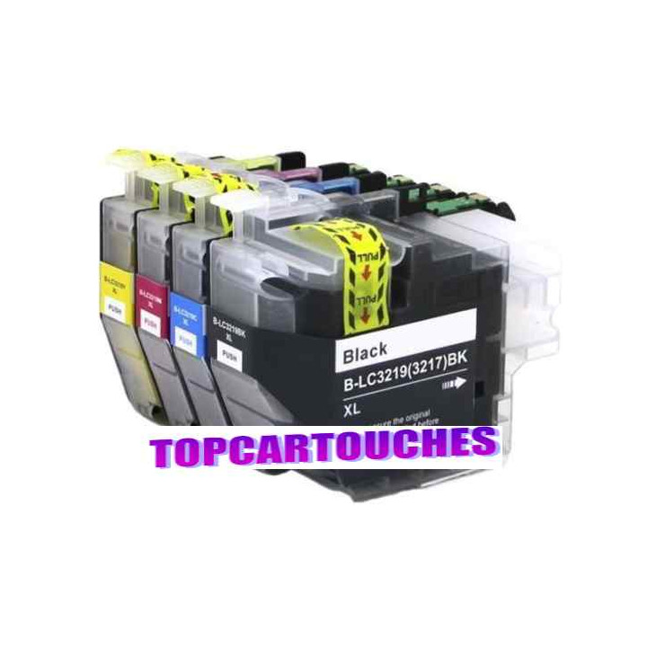 LC3217 and 3219: 4 compatible ink cartridges