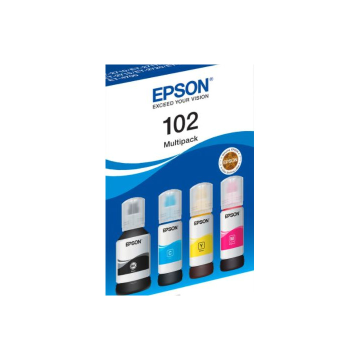 Epson Nr.102: 4 couleurs encre d'origine
