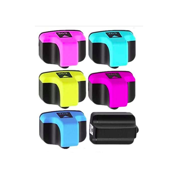 HP363xxl: 6 compatible cartridges for HP