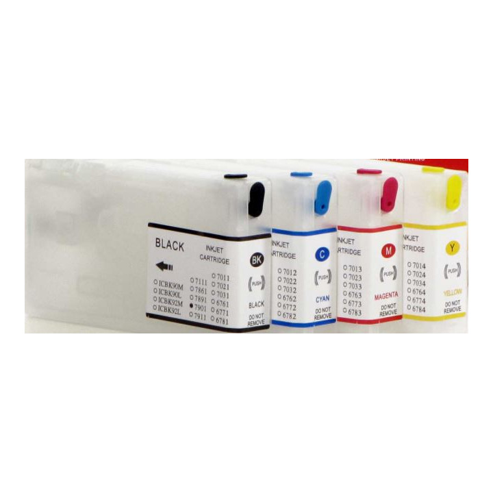 T79: 4 rechargeable cartridges with autoreset chips