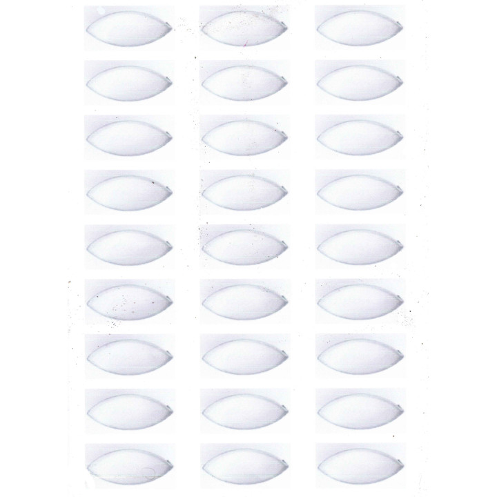 Ronds prédécoupés papier azyme | Décoration comestible A4