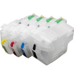 LC3219XL: 4 cartouches rechargeables + puces programmables