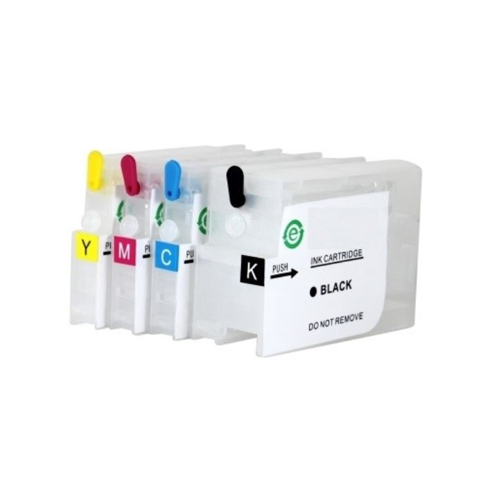 HP953xl: 4 refillable cartridges for HP