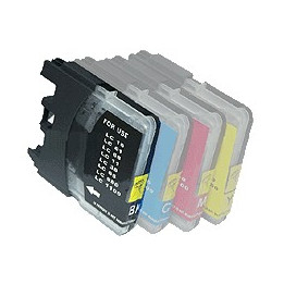 Cartouche compatible pour Brother Nr.LC1100bk, noir
