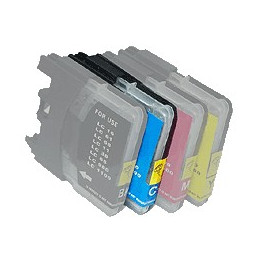 Cartouche compatible pour Brother Nr.LC1100bk, noir