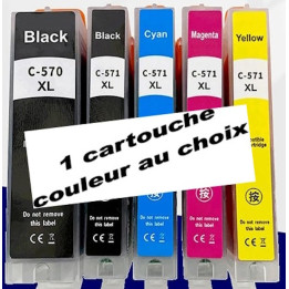 PGI 570/CLI 571XL: cli571 cartouche couleur au choix