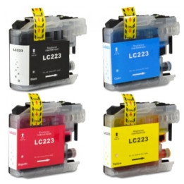 lc223 cartouches pleines les 4 pour Brother
