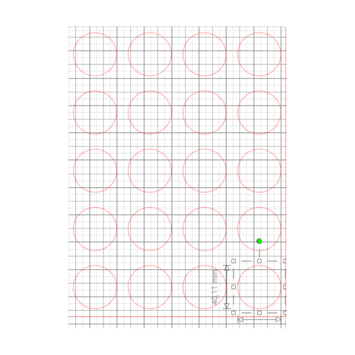 Papier azyme rond 4cm - 200 disques comestibles prédécoupés pour gâteau