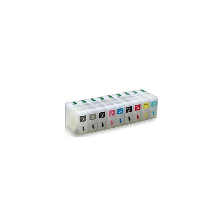 T5801 to 5809: 9 refillable cartridges without chip