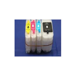 HP88: 4 cartouches compatibles rechargeables vides avec puces autoreset 